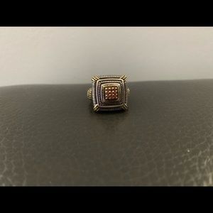 JUDITH RIPKA vintage cocktail ring